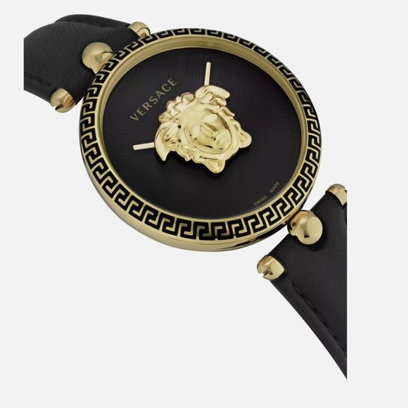 Versace Womens Palazzo Gold 39mm Strap Fashion Watch
